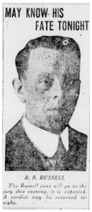 R.B. Russell. Winnipeg Tribune, December, 1919. UML.
