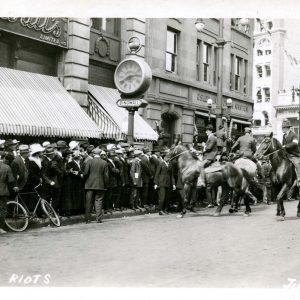 Special Policemen west of Portage Avenue and Main Street. Winnipeg Tribune fonds, June 10, 1919. UML