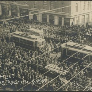 Main StreeWinnipeg Street Railway Strike. COWA. Martin Berman Postcard Collection (vol. 4A).