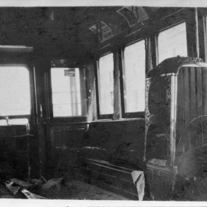 Bloody Saturday: Interior of the streetcar after the riot. WCPI A1764-57692. UWA.